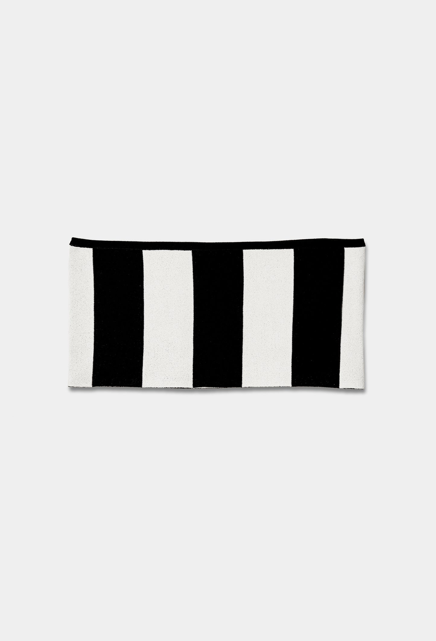 Knit stripe bandeau top