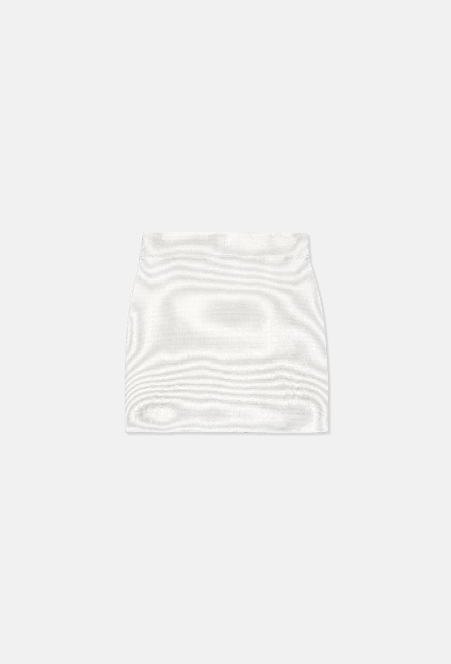 Knit fine waffle mini skirt