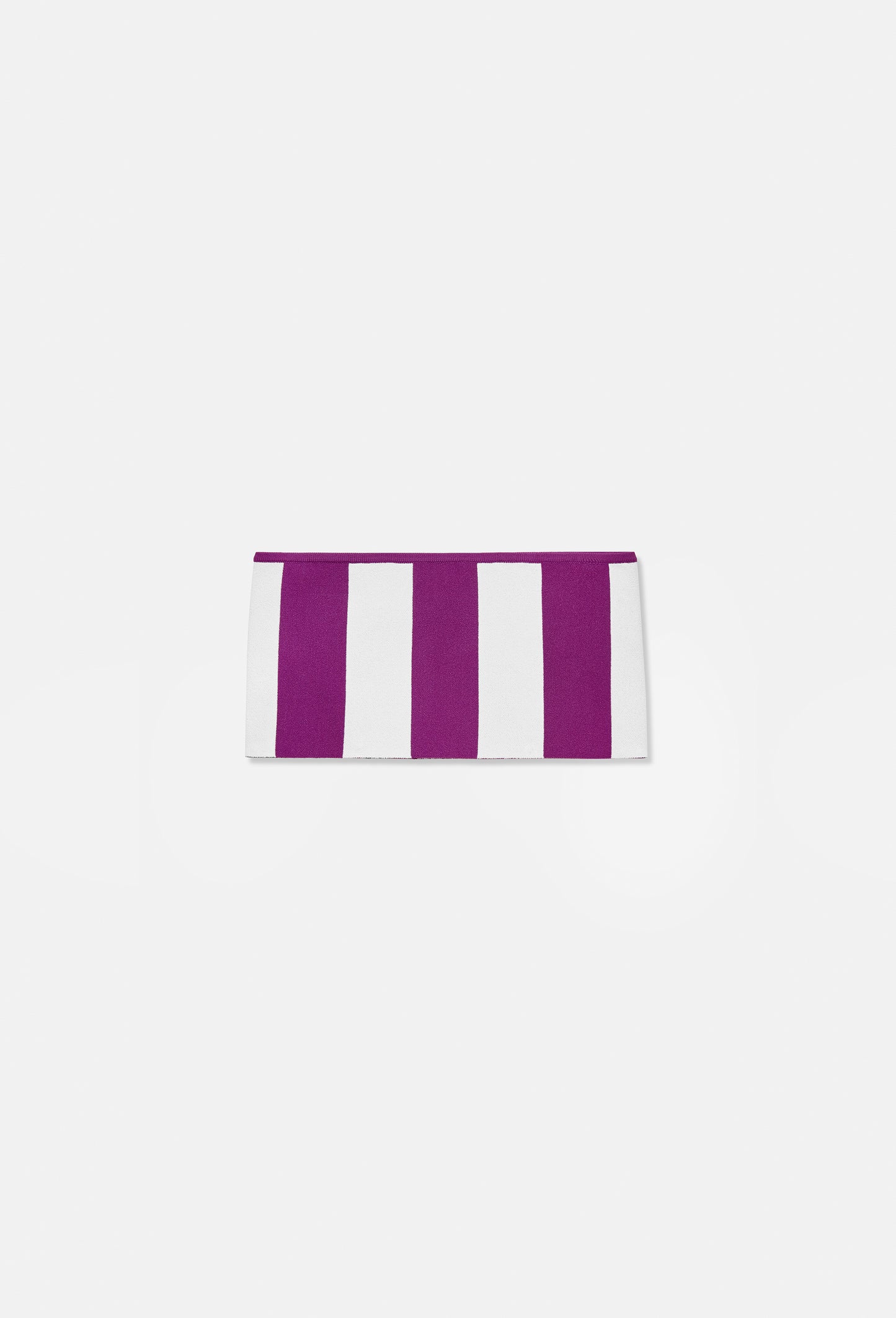 Knit stripe bandeau top