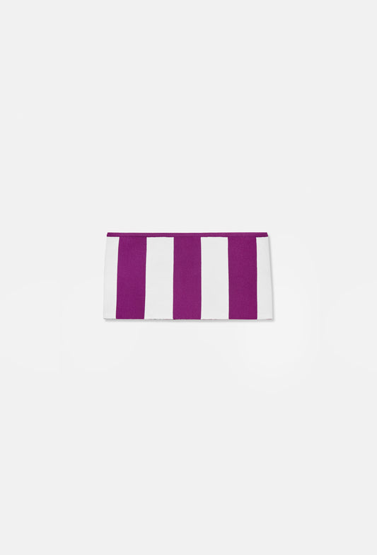Knit stripe bandeau top